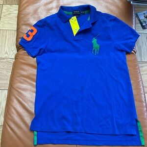 Polo Ralph Lauren Men's Big Pony Custom Slim Fit Polo. Sz S/P